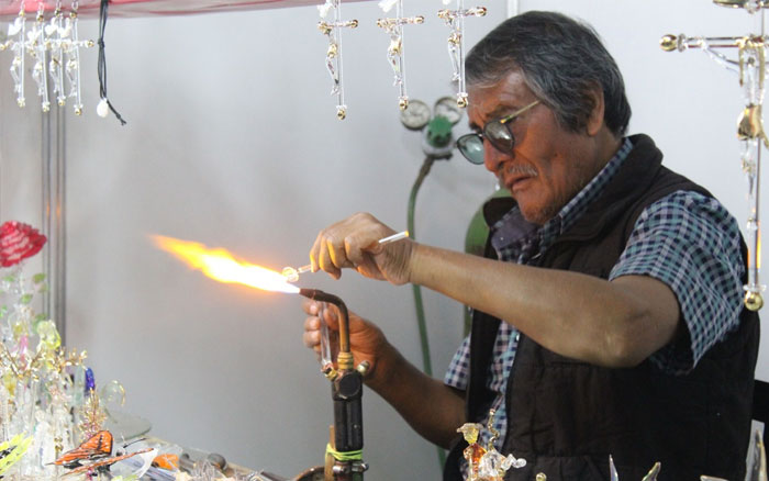 Artesanías mexiquenses vidrio